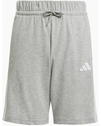 adidas - Essentials 3 Stripe Jersey Short Juniors - Lyst