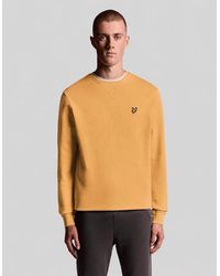 Lyle & Scott - Cotton Crew Neck Sweatshirt - Lyst