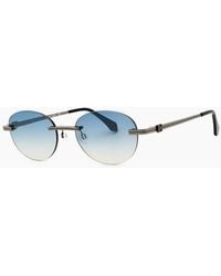 Palm Angels - Crystal Round Sunglasses - Lyst