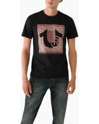 TRUE RELIGION - 107697 T Shirts Short Sleeve Buddha Soft Summer Crew Neck Tee - Lyst
