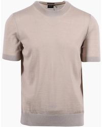 BOSS - Boss H Umauro Knitted T-Shirts Open - Lyst