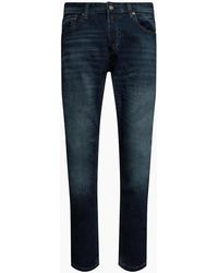 Replay - Grover Straight Fit Five Pocket Jeans - Lyst