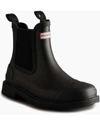 HUNTER - Commando Short Wellingtons - Lyst