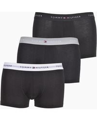 Tommy Hilfiger - 3-Pack Signature Cotton Boxer Trunks, With - Lyst