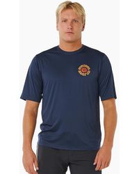 Rip Curl - Rip Curl Pacific Rinse Surflite Short Sleeve Rash Vest - Lyst