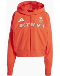 adidas - W Z.N.E. Pr Full-Zip Hoody - Lyst