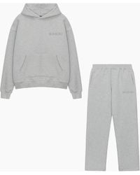 Magrit - Core Puff Printed Logo Hoodie & Joggers Tracksuit - Lyst