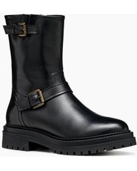 Geox - D Iridea D Leather Boots - Lyst