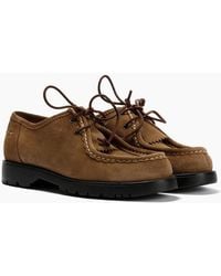 Kleman - Padror Mx V Suede Taupe Lace-Up Shoes - Lyst