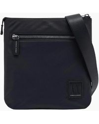 ARMANI EXCHANGE - Nylon Icon Logo Side Bag - Lyst