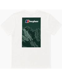Berghaus - T Shirt Mountain Side Crew Neck Short Sleeve Cotton Summer Tee - Lyst