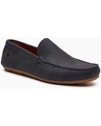 Base London - London Moss Driver Leather Loafers - Lyst