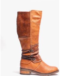 Lotus - Kenza Boots Tan - Lyst