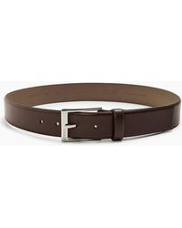 BOSS - Gellot Leather Pin Buckle Belt - Lyst
