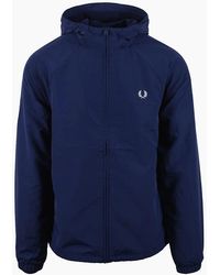 Fred Perry - Hooded Shell Jacket French - Lyst