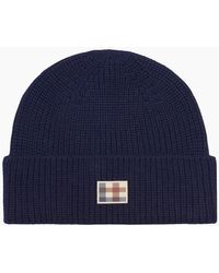 Aquascutum - Active Label Beanie Hat - Lyst