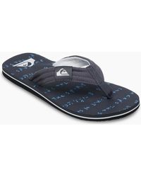 Quiksilver - Molokai Screen Flip Flops - Lyst