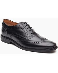 Base London - London Clarence Brogue Leather Brogues Shoes - Lyst