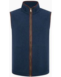 Holland Cooper - Country Fleece Gilet Dusty - Lyst