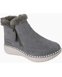 Skechers - Wilshire Blvd Fresh Zip Leather Winter Ankle Boots - Lyst