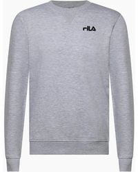 Fila - Casper Wordmark Crew Neck Long Sleeve Sweatshirt - Lyst
