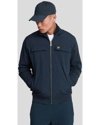 Lyle & Scott - Hybrid Zip Track Jacket - Lyst