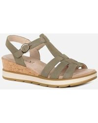 Caprice - Explore Wedge Heel Sandals - Lyst