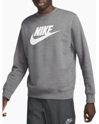 Nike - Dq4912 Sweatshirt Sportswear Club Fleece Crew Neck Pullover Jumper New - Lyst
