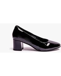 Hush Puppies - Anna Leather Court Shoes Patent - Lyst