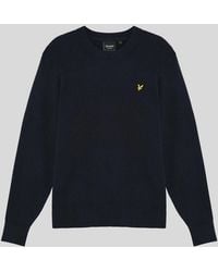 Lyle & Scott - Relaxed Ribbed Crew Neck Jumper - Lyst