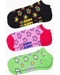 Happy Socks - 3-Pack Stars Low Socks - Lyst