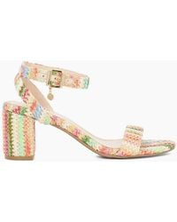 Dune - Lo Memee High Heel Block Sandals - Lyst