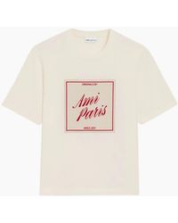 Ami Paris - Ami Heritage Printed Graphic T-Shirt - Lyst