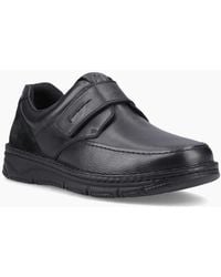Hush Puppies - Forde Touch Fastening Leather Loafers - Lyst