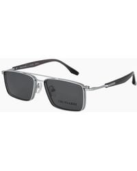 Trussardi - Optical Frame Tsm1047Gt 03A 54 & Sunglasses Clip Tsm1047Gt 03Ag 54 - Lyst