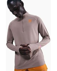 Nike - Half-Zip Funnel Neck Long Sleeve Tech Top - Lyst
