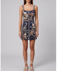 Oceanus - Talia Hand Beaded Multi-Coloured Crystal Party Dress - Lyst