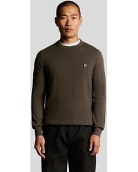 Lyle & Scott - Lyle & Scott Cotton Merino Crew Neck Jumper - Lyst