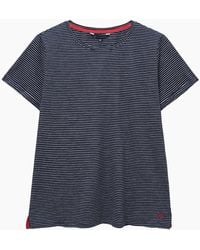 Crew - Perfect Stripe Short Sleeve T-Shirt - Lyst