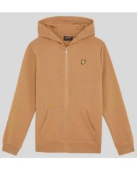 Lyle & Scott - Loopback Cotton Full Zip Hoodie - Lyst