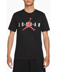 Nike - Air Jordan Crew Neck T Shirts Athletic Cotton Summer Retro Casual Tee - Lyst