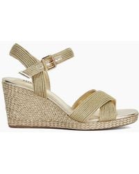 Dune - Kolden Braid Textured Wedge Sandals - Lyst