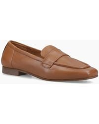 Hush Puppies - Sutton Leather Tan Loafers - Lyst