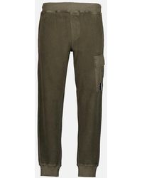 C.P. Company - Brushed Fleece Lens Sweatpants - Lyst