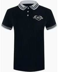 Love Moschino - Polo Shirt Small Heart Logo - Lyst
