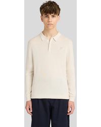 Lyle & Scott - Long Sleeve Cotton Polo Shirt - Lyst