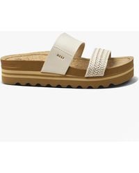 Reef - Cushion Vista Platform Sandals Vintage - Lyst