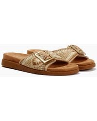 TOMS - Marin Slide Textile Dark Sandals - Lyst