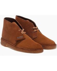 Clarks - Originals Desert Trek Suede Cola Boots - Lyst