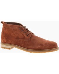 Clarks - Desert Boots Foxwell Mid British Lace Up Tan Uk Size - Lyst